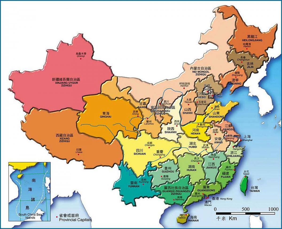 中国地図州 地図 中国の省 東アジア アジア
