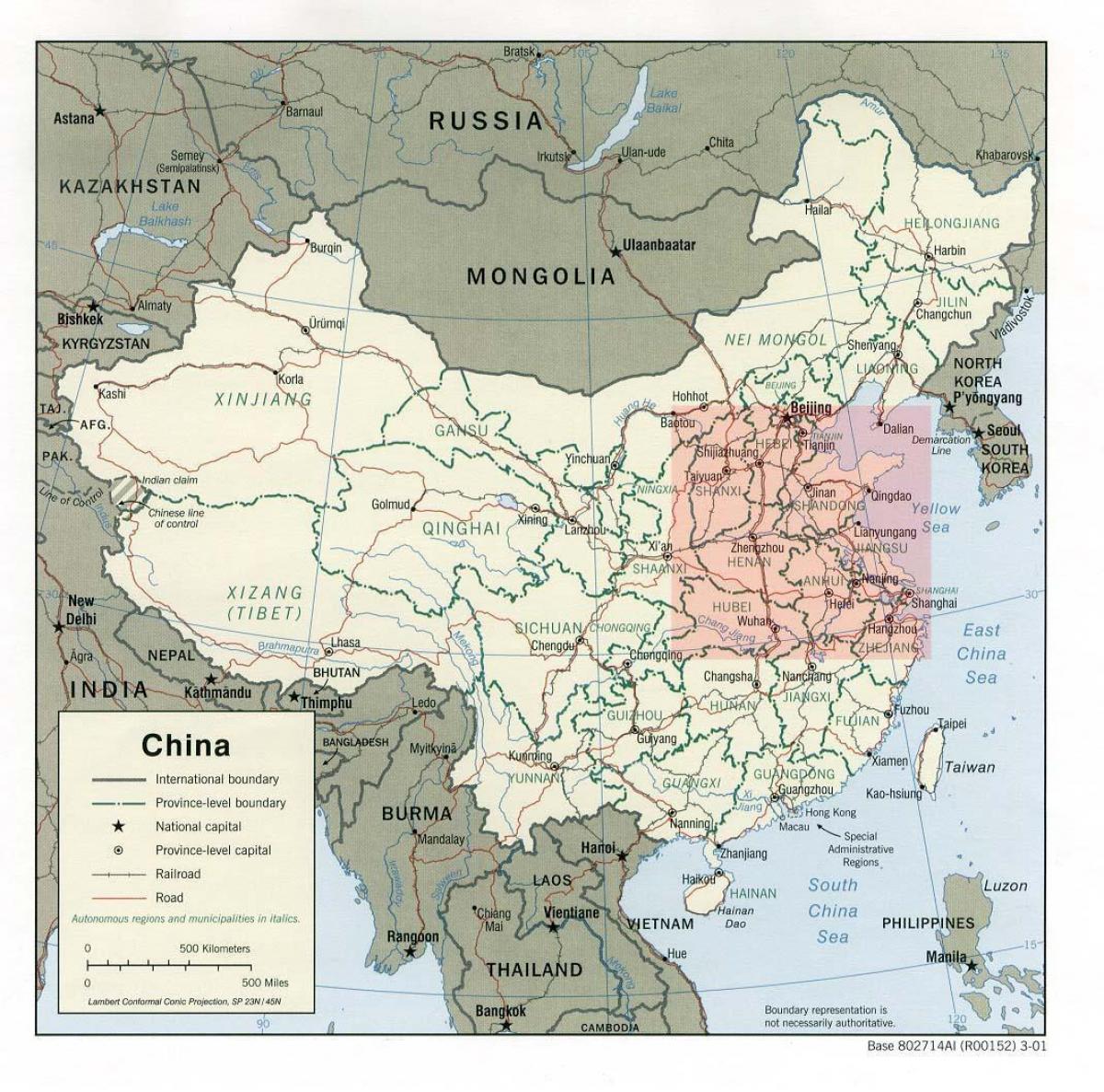 中国華北平野の地図 地図の中国華北平野の東アジア アジア