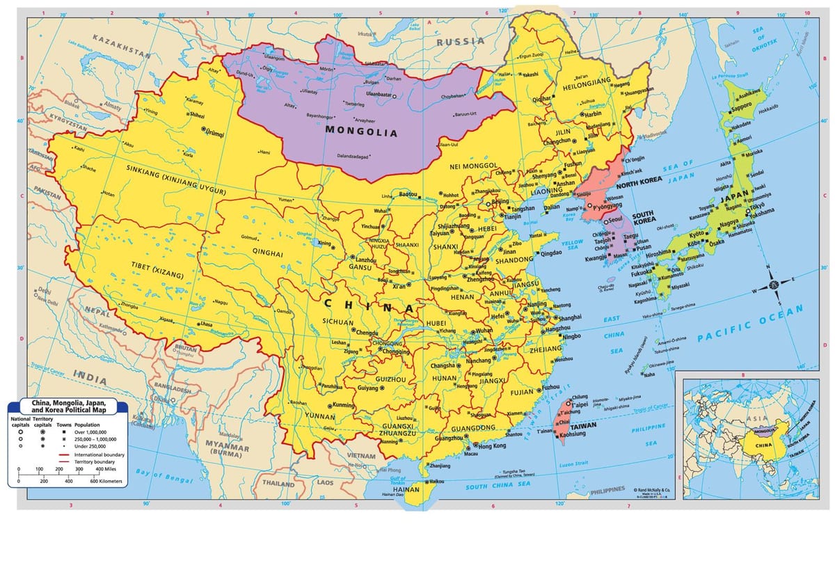地図中国