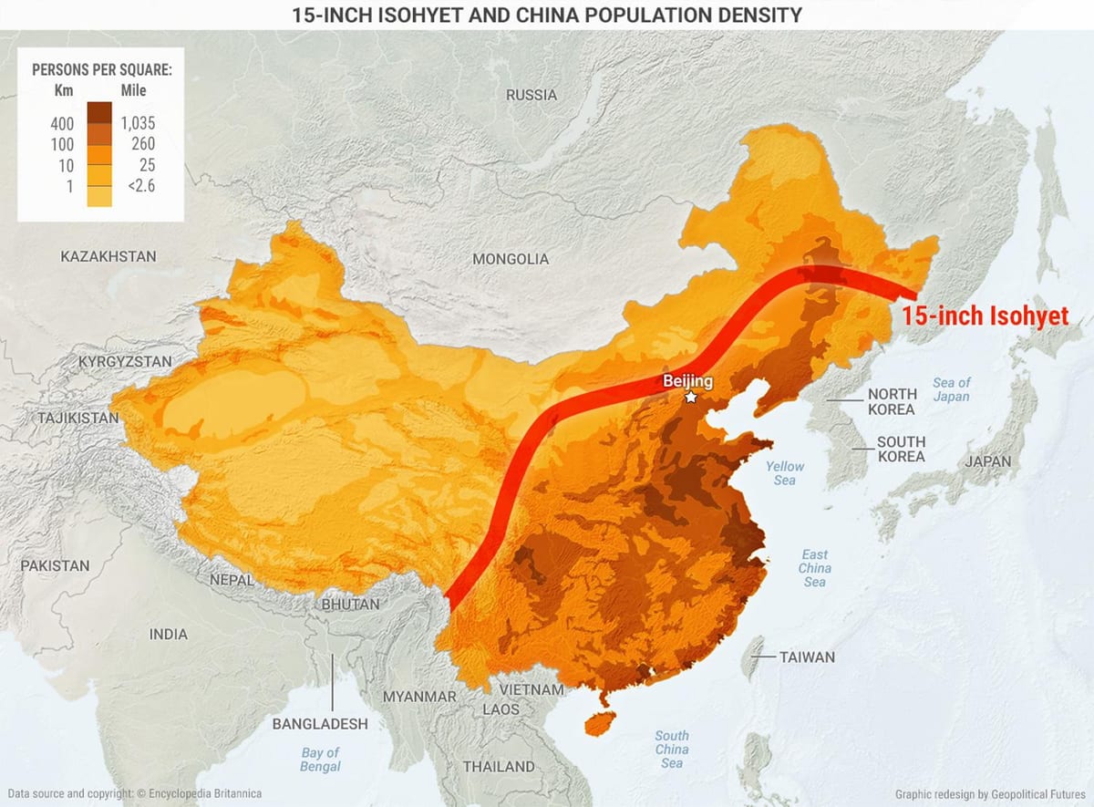 中国南部の地図
