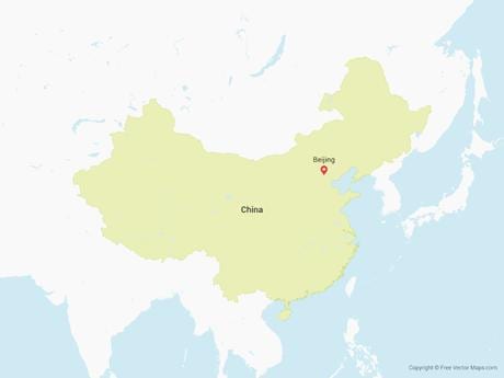 ベクトル地図の中国