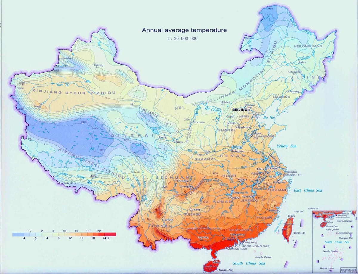 天気図中国