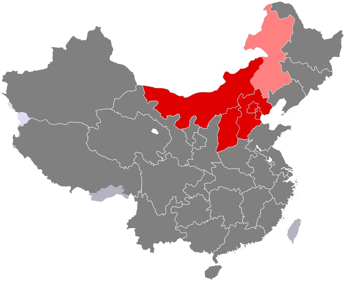 地図の北