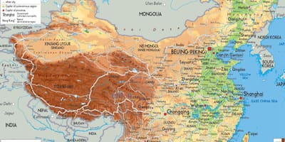 中国地図
