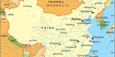 地図の中国メトロ