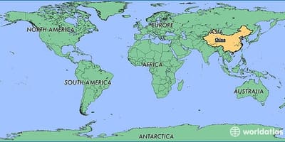 中国地図の世界