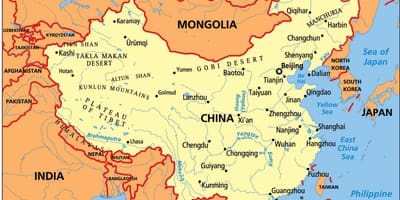 中国の政治地図