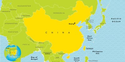中国地図