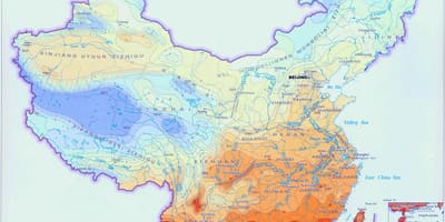 天気図中国