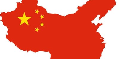 中国地図旗