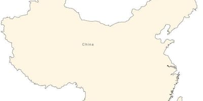 中国簡易地図