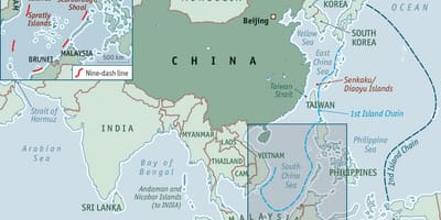 地図の中の島