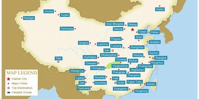 中国の都市地図