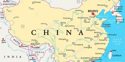 地図中国の河川